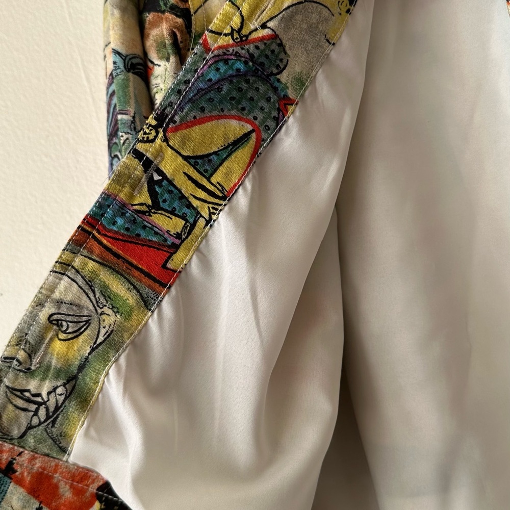 Vintage Kaktus Picasso Linen Jacket - M - Picture 8 of 16